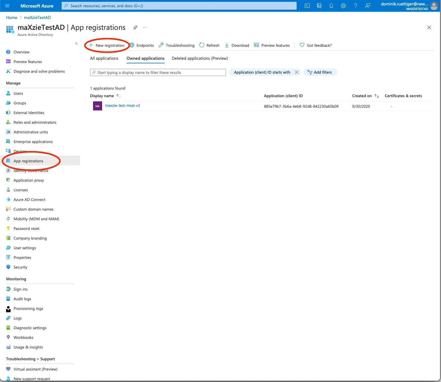 Entra ID App Settings Step 1