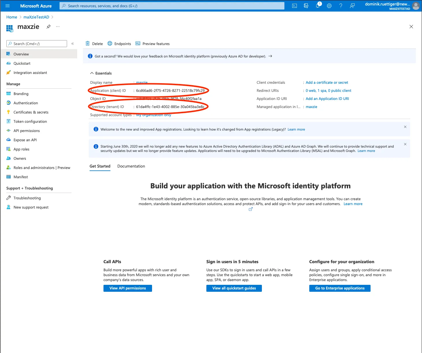 Entra ID App Settings Step 5